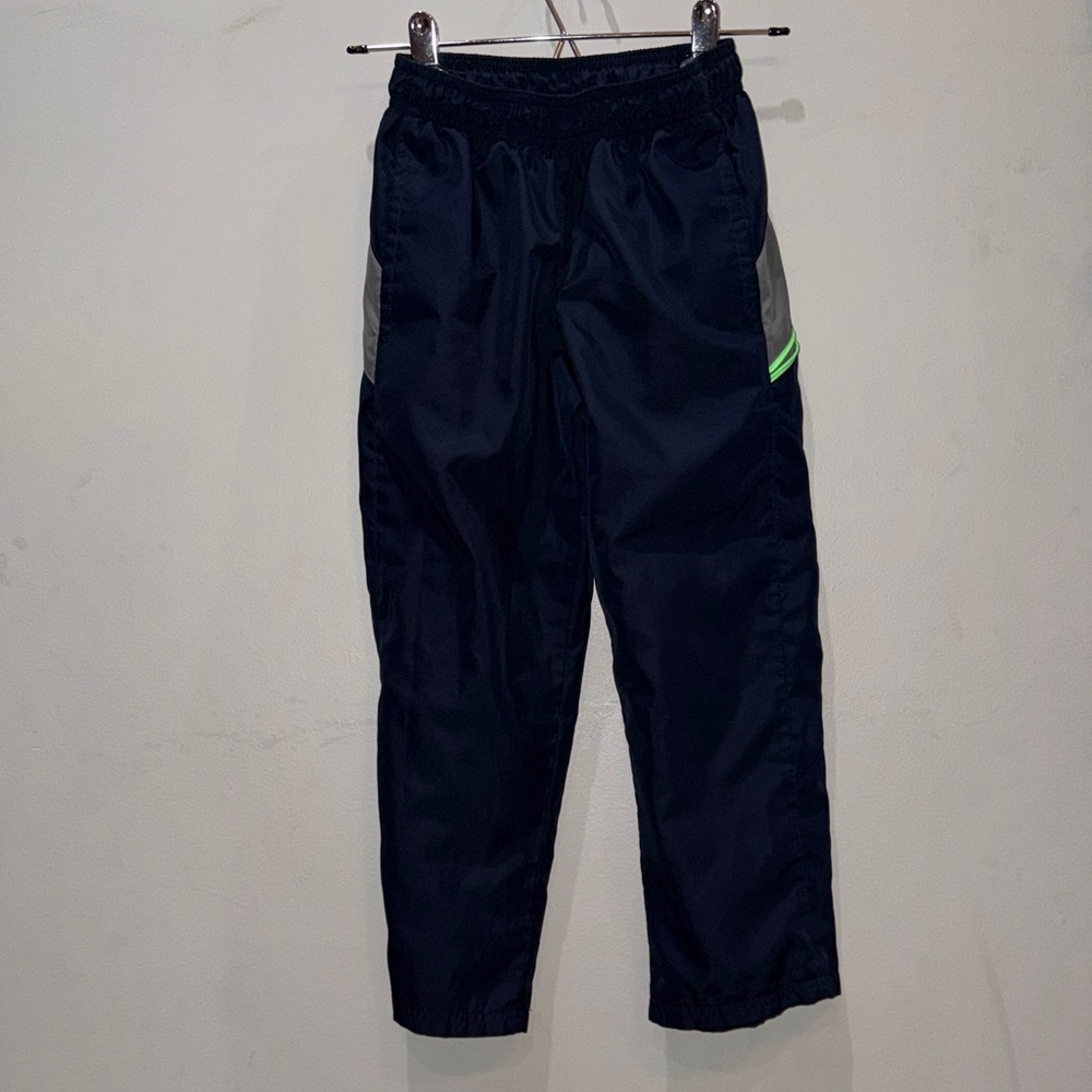 Kids Navy Joggers with Reflective Accents